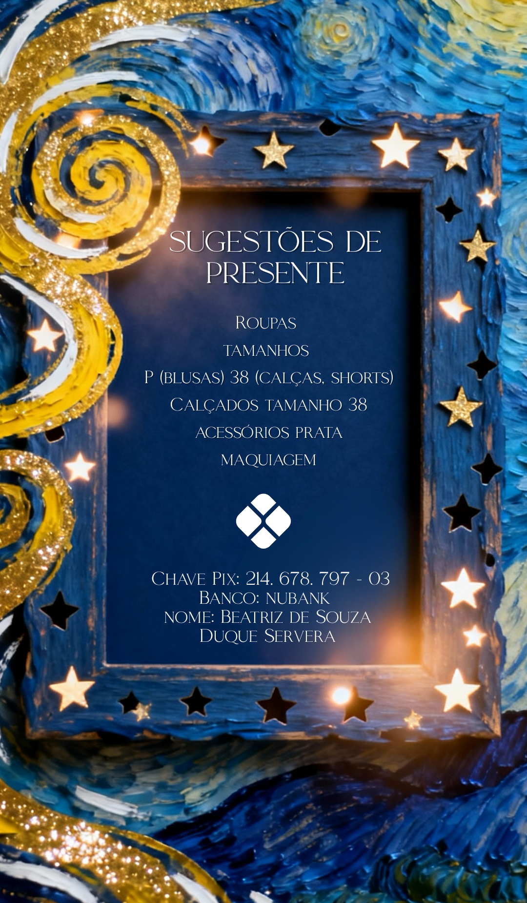 Sugestões de presente